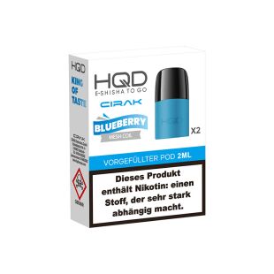 HQD Vape POD - Einweg Shisha E-Zigarette - Blueberry