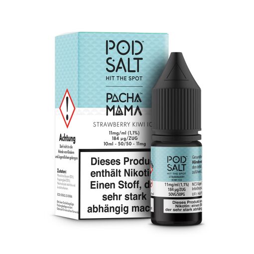 Pod Salt Fusion - Strawberry Kiwi Ice 10ml - 11mg/ml