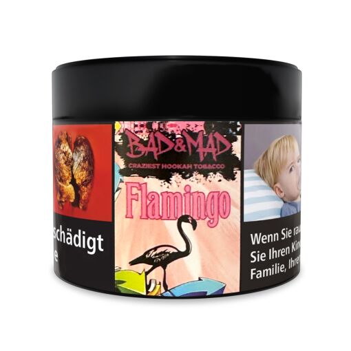 Bad &amp; Mad Shisha Tabak 200g - Flamingo