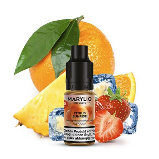 Lost Mary Maryliq 10ml - Liquid E-Zigarette Vape Einweg Shisha - Citrus Sunrise - 20mg/ml