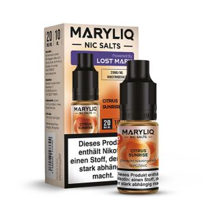 Lost Mary Maryliq 10ml - Liquid E-Zigarette Vape Einweg Shisha - Citrus Sunrise - 20mg/ml