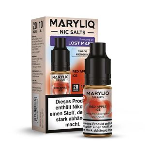 Lost Mary Maryliq 10ml - Liquid E-Zigarette Vape Einweg Shisha - Red Apple Ice - 20mg/ml