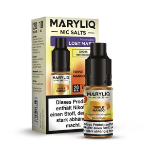 Lost Mary Maryliq 10ml - Liquid E-Zigarette Vape Einweg Shisha - Triple Mango - 20mg/ml