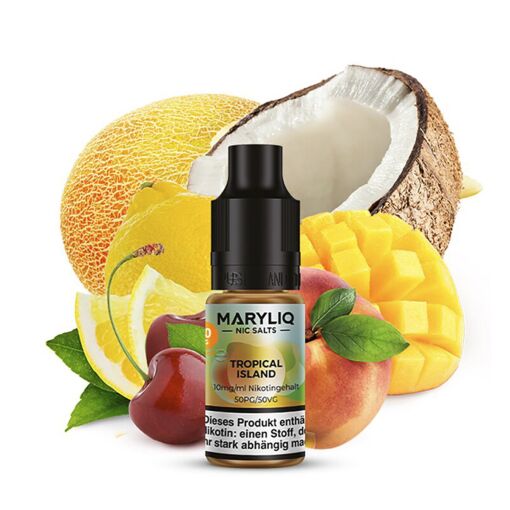 Lost Mary Maryliq 10ml - Liquid E-Zigarette Vape Einweg Shisha - Tropical Island - 10mg/ml