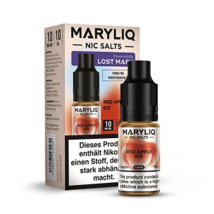 Lost Mary Maryliq 10ml - Liquid E-Zigarette Vape Einweg Shisha - Red Apple Ice - 10mg/ml