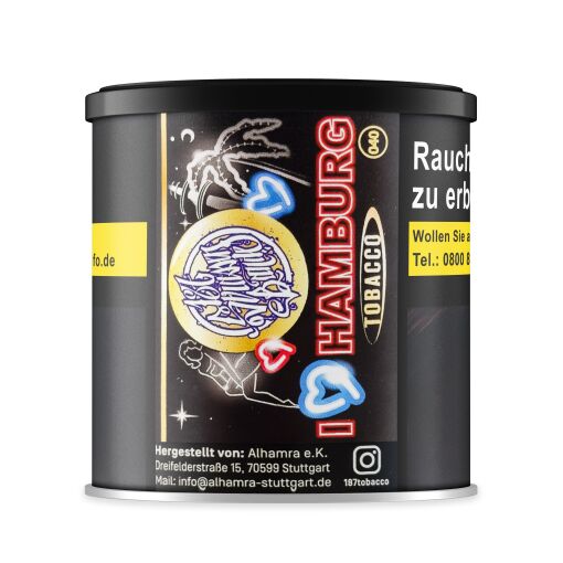 187 Strassenbande Shisha Tabak 200g - I Love Hamburg