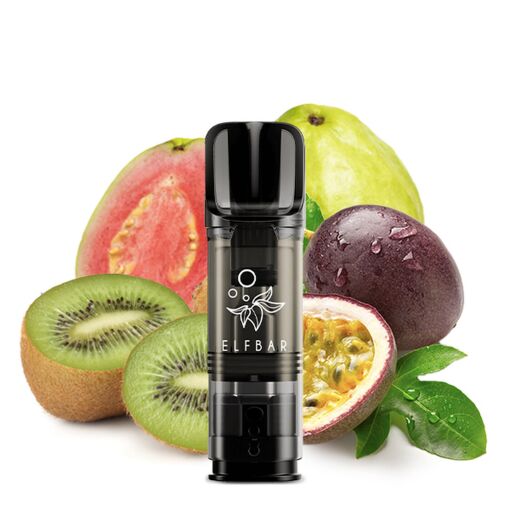 Elfbar Elfa Vape POD - Einweg Shisha E-Zigarette - Nikotinfrei - Kiwi Passion Fruit Guava