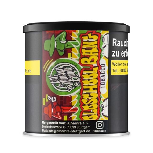 187 Strassenbande Shisha Tabak 200g - Old School Bang