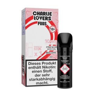 Charlie Lovers POD - Einweg Shisha E-Zigarette - Red Love...