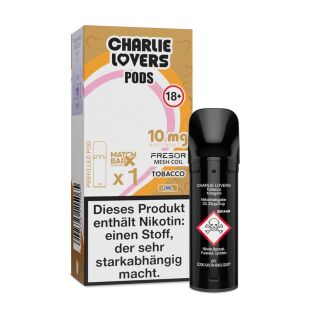 Charlie Lovers POD - Einweg Shisha E-Zigarette - Tobacco...