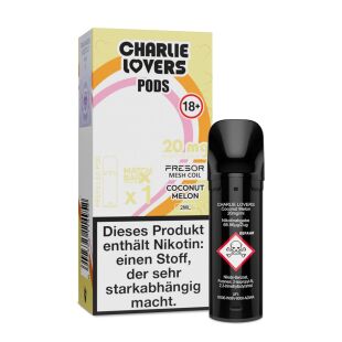 Charlie Lovers POD - Einweg Shisha E-Zigarette - Coconut...