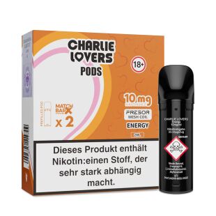 Charlie Lovers PODS - Einweg Shisha E-Zigarette - Energy...