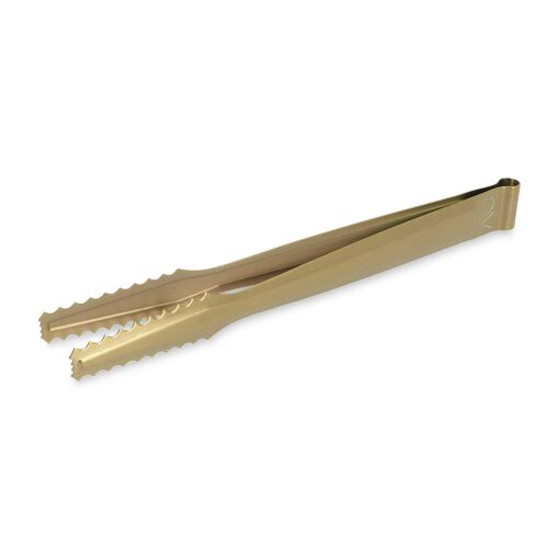 AO - Riesenkohlezange Shisha Edelstahl - 30cm Gold
