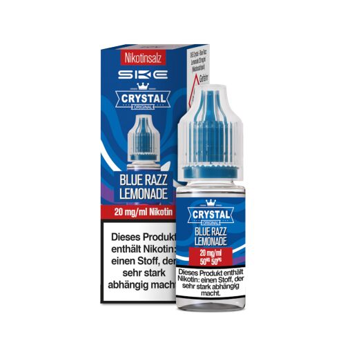 SKE Crystal 10ml - Liquid E-Zigarette Vape Einweg Shisha - Blue Razz Lemonade - 20mg/ml