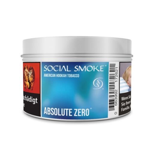 Social Smoke Shisha Tabak 200g - Absolute Zero