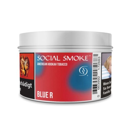 Social Smoke Shisha Tabak 200g - Blue R