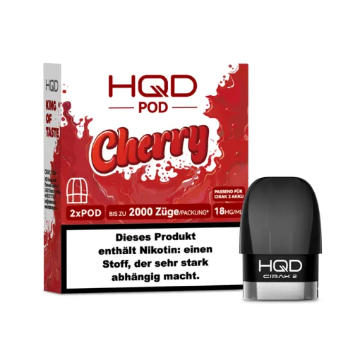 HQD Pods E-Zigarette Vape - Cherry