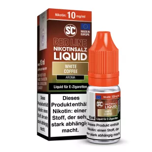 SC Liquid Red Line E-Zigarette 10ml - White Coffee - 10mg