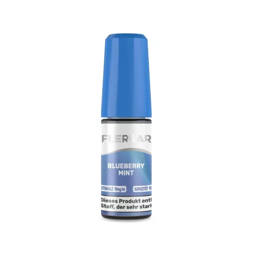 Flerbar Liquid E-Zigarette 10ml - Blueberry Mint - 10mg