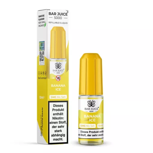 Bar Juice 5000 Liquid E-Zigarette 10ml - Banana Ice - 5mg