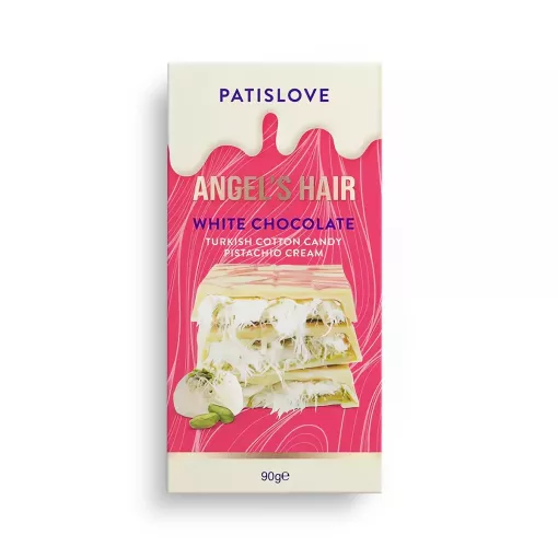 Patislove - Angel Hair Schokolade - 90g - Weisse Schokolade