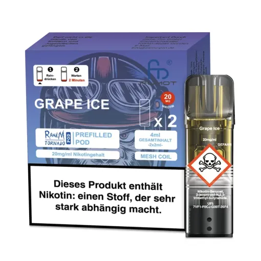 RandM Tornado Pods E-Zigarette - Grape Ice