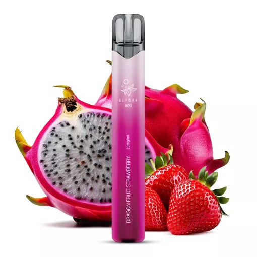 Elfbar 800 Einweg E-Zigarette Vape - Dragon Fruit Strawberry