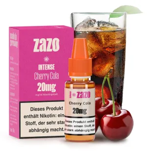 Zazo Intense Liquid E-Zigarette 10ml - Cherry Cola - 20mg