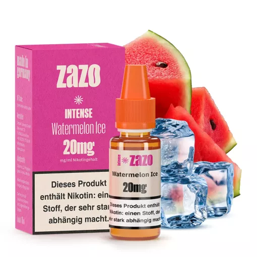 Zazo Intense Liquid E-Zigarette 10ml - Watermelon Ice - 20mg