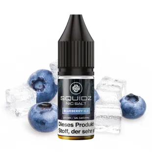 Squidz Liquid E-Zigarette 10ml - Blueberry Ice - 20mg