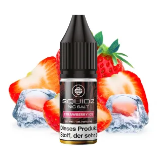 Squidz Liquid E-Zigarette 10ml - Strawberry Ice - 20mg