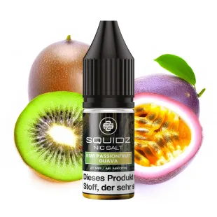 Squidz Liquid E-Zigarette 10ml - Kiwi Passion Fruit Guava...