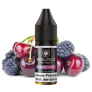 Squidz Liquid E-Zigarette 10ml - Bluerazz Cherry - 20mg