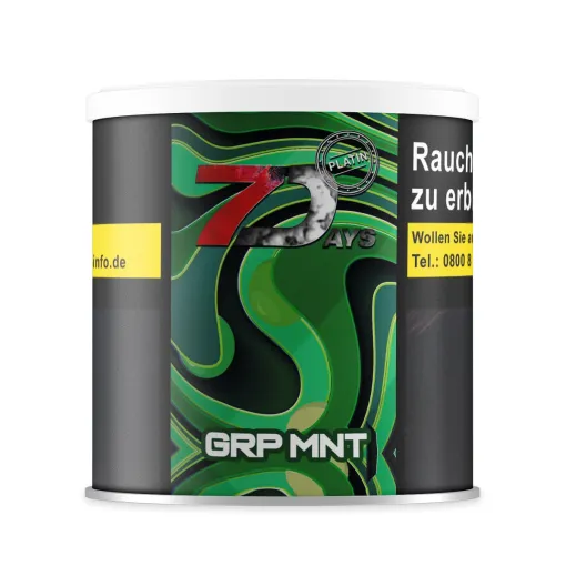 7Days Platin Shisha Tabak 200g - GRP MNT