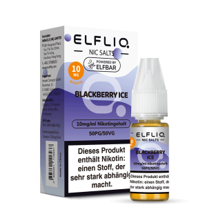 Elfbar Elfliq Liquid E-Zigarette 10ml - Blackberry Ice -...