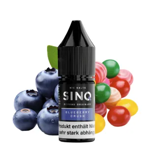 Sinq Liquid E-Zigarette 10ml - Blueberry Crush - 20mg