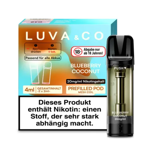 Lovesticks Luva & Co Pods E-Zigarette - Blueberry Coconut