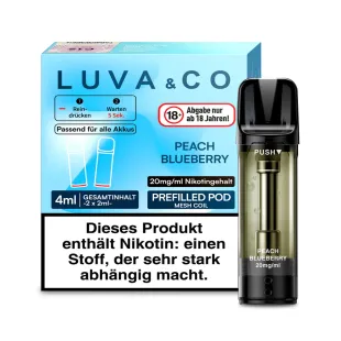 Lovesticks Luva & Co Pods E-Zigarette - Peach Blueberry