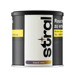 Stral Shisha Tabak 200g - Black MLN