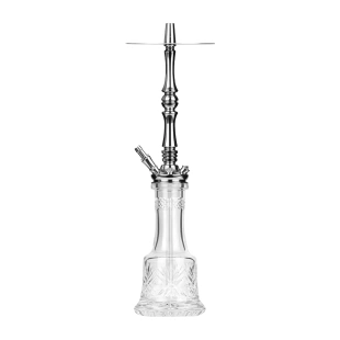 MOZE - Edelstahl Shisha TRADI CUT - Silber L