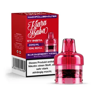 Kiara Baba Pod E-Zigarette 10ml - Blue Raspberry Kizzez