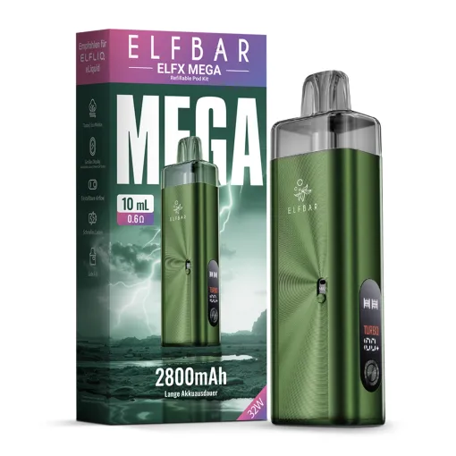Elfbar Elfx Mega Pod Systeme Auffüllbar - Green