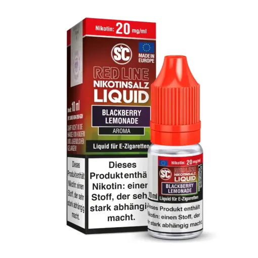 SC Liquid Red Line E-Zigarette 10ml - Blackberry Lemonade - 20mg