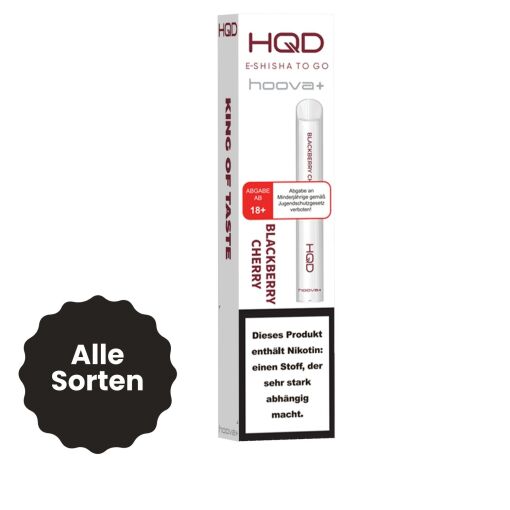 HQD Hoova Plus Einweg Vape - Alle Sorten