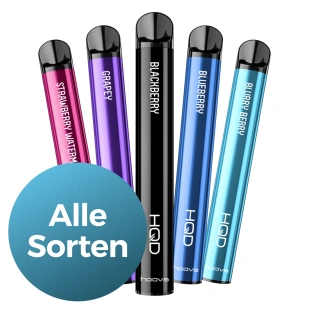 HQD Hoova Einweg Vape Nikotinfrei - Alle Sorten