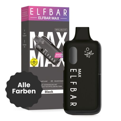 Elfbar Max Basisgerät für Pods - Alle Farben