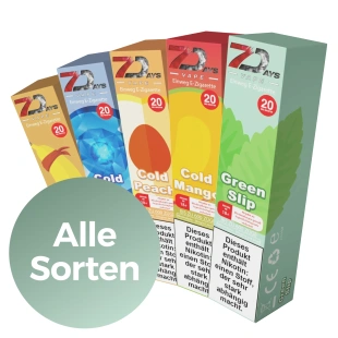 7Days Einweg Vape - Alle Sorten