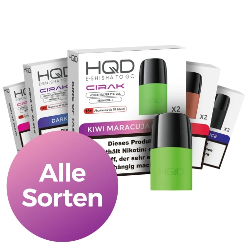 HQD CIRAK Pods - Alle Sorten