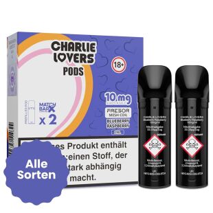 Charlie Lovers Pods 10mg - Alle Sorten