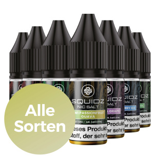 Squidz Liquid 10ml - Alle Sorten